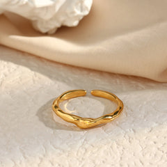 European & American Stainless Steel Bamboo Ring