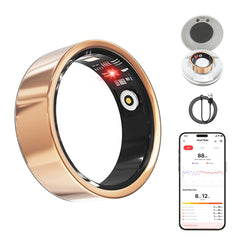 Health Smart Ring – Fitness Tracker with HR, SpO₂, Sleep & Step Monitoring