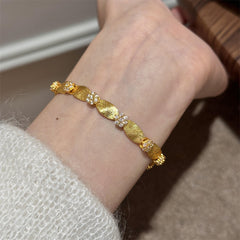 Drawn Lower Satin Ribbon Bracelet Jewelry